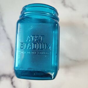 AT&T stadium Dallas cowboys Texas mason jar lightweight plastic blue cup
